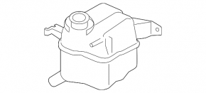 Expansion tank cooling Ford Explorer 11-19 without cap