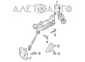 Mazda3 03-09 steering column