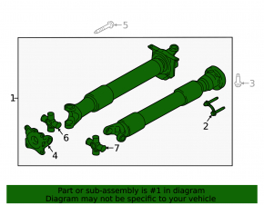 Driveshaft driveshaft Ford Mustang mk6 15-17 3.7