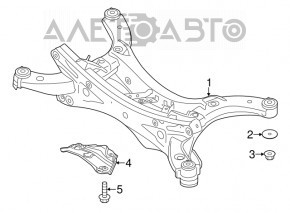 Rear subframe Mazda 6 13-17