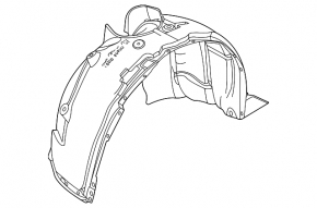 Front right mudguard Ford Mustang Mach-E 21-23