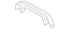 Mazda CX-50 2023-2025 front left ceiling handle, gray