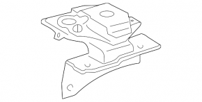 Left engine mount for Toyota Prius 2009-2010