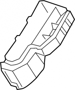 Fuse box housing underhood rear Nissan Murano z52 15- triangular