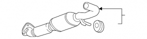 Intake pipe with catalytic converter Chevrolet Volt 11-15