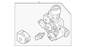 Thermal system complete Polestar 2 21- with tubes