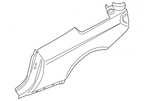 Rear right wing BMW 4 G22 G26 21-25 Convertible, without M4