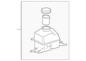 Lexus RX450h 10-15 GTZ tank with lid