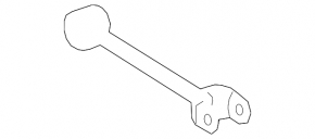 Rear left transverse control arm Lexus ES300h ES350 19-26