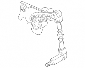 Front right body position sensor Audi A8 13-18 with traction