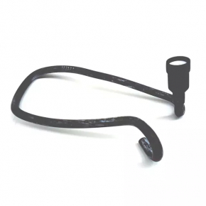 Right headlight ventilation tube Audi Q7 4L 10-15 for adaptive