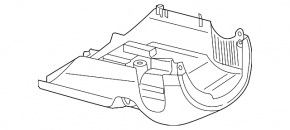 Steering column trim Audi Q7 16- black