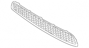 BMW X1 E84 13-15 Front Bumper Lower Grille with M Sport, Center