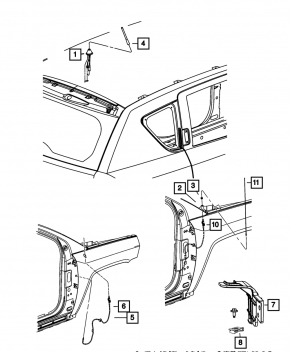 Jeep Compass 11-16 Antenna Bracket