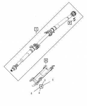 Drive shaft driveshaft Jeep Cherokee KL 14-