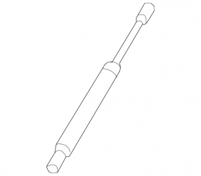 Left hood shock absorber for Lexus ES350 07-12