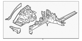 Front right quarter Hyundai Sonata 18-19 hybrid
