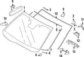 Subaru Outback 20-22 Windshield