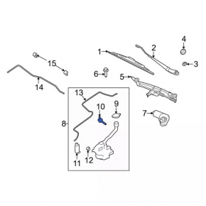 Ford Explorer 11-19 Washer Fluid Level Sensor