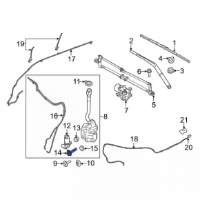 Ford Explorer 11-19 Washer Fluid Level Sensor