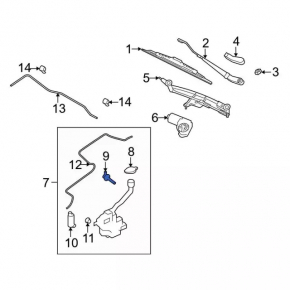 Ford Explorer 11-19 Washer Fluid Level Sensor