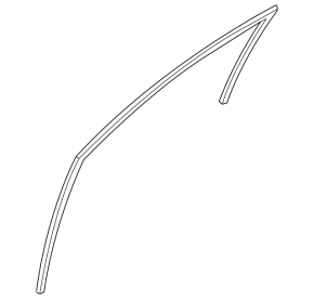 Front right glass seal for Hyundai Tucson 22-25