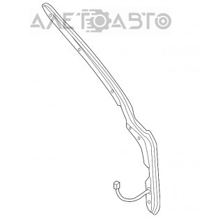 Left Trunk Tilt Level Sensor Lexus RX350 RX450h 10-15