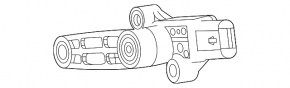 Rear right body tilt sensor Mercedes X167 GLS 450 580 20-26 with traction