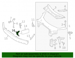 Distronic bracket Mercedes GLC 16-22