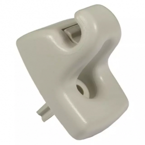 Driver's visor mounting hook Ford Focus mk3 11-18 gray, for 1 lamp and without lamp