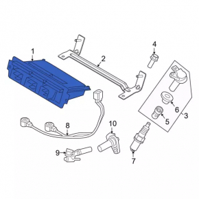 Block ECU engine computer Ford Explorer 16-19 3.7
