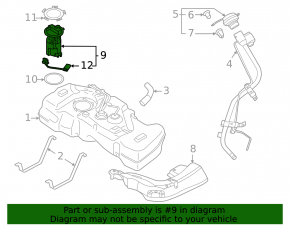 Fuel pump petrol pump Nissan Sentra 20-24