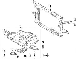 Engine protection for Hyundai Santa Fe 24-25 1.6, 2.5