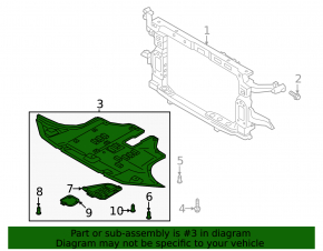 Engine protection for Hyundai Santa Fe 24-26 1.6, 2.5