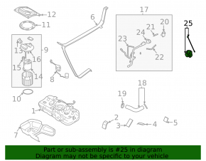 Hyundai Sonata 20-23 HEV Fuel Filler Cap