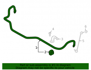 Front stabilizer bar for BMW 3 G20 21-25 plug-in RWD