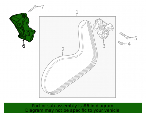 Volvo XC60 18-21 T5 Alternator Bracket