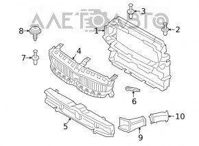 Radiator Duct BMW 3 G20 19-22 2.0T