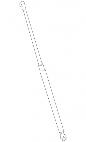 Right hood shock absorber for Lexus IS 14-21