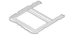 Hatch mechanism frame BMW 4 F32/36 14-20 Coupe, Gran Coupe