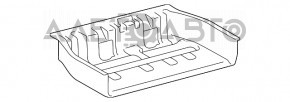 Black trunk floor covering for Toyota Sienna 11-12