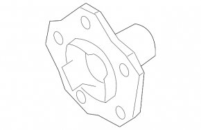 Rear right hub VW Touareg 11-17