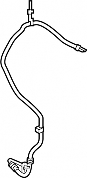 Infiniti QX30 17-19 air conditioner heater-condenser tube