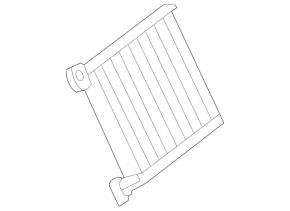 Mercedes GLS-class X166 13-19 heater radiator