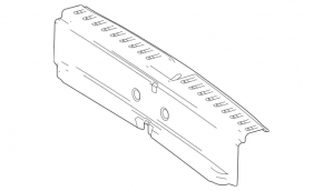 Mercedes X247 GLB 20-26 black trunk opening trim
