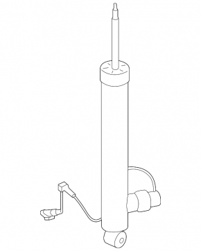 Shock absorber rear right Lincoln MKC 15- electric