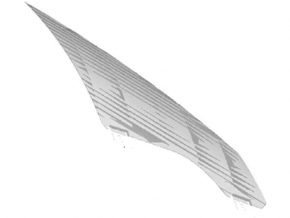 Lincoln MKZ 13-20 front left door glass, triplex