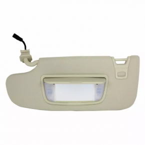 Left visor Ford Fusion mk5 13-20 beige, with control