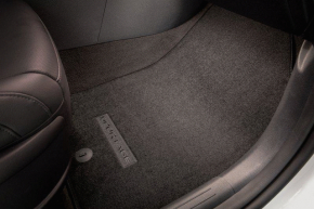 Set of black fabric floor mats for the Kia Sportage 23-26