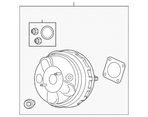 Land Rover Range Rover Velar 18-20 Vacuum Booster